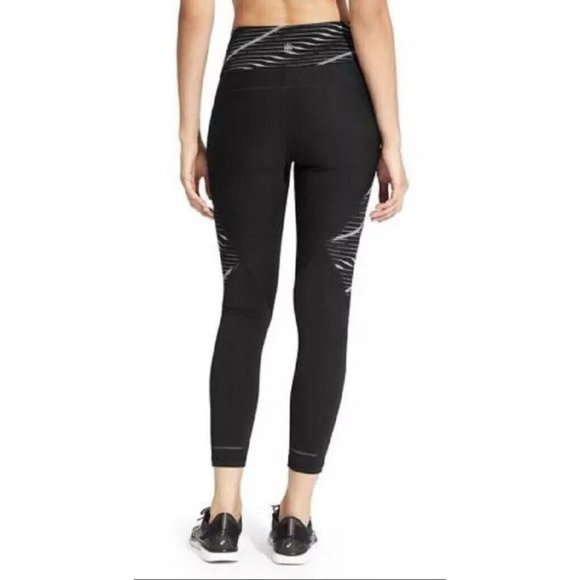 ATHLETA WAVES STEALTH 7/8 TIGHT PANTS YOGA GYM FITNESS BLACK‎ S  #457962  $108 - Picture 3 of 11